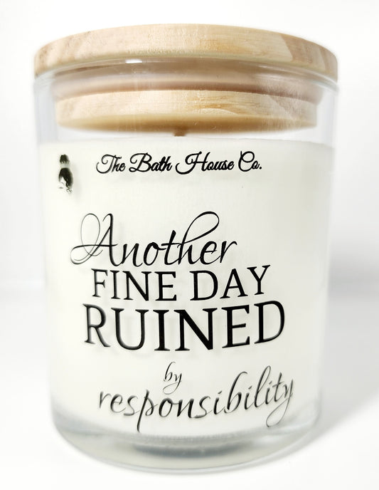 Another fine day ruined by Responsibilty