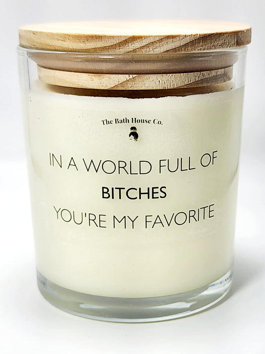 In a world full of bitches you're my favorite