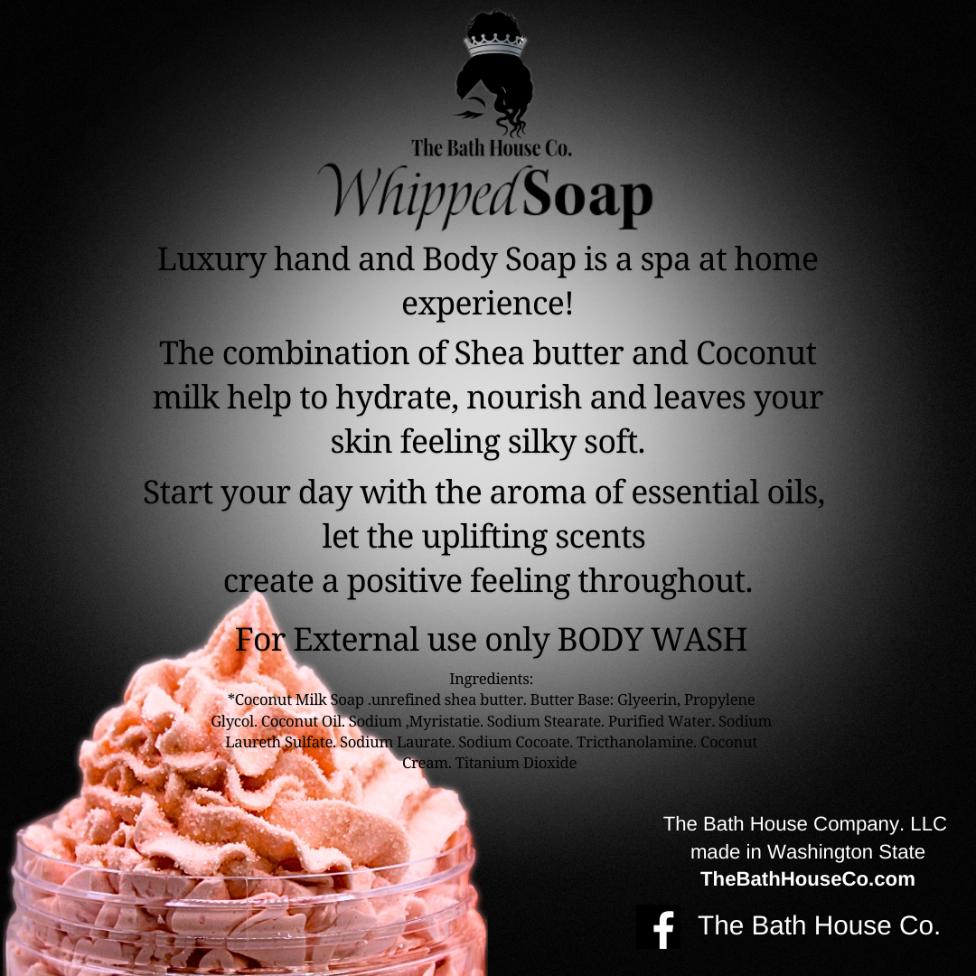 Honey Apricot Whipped Soap Body Wash
