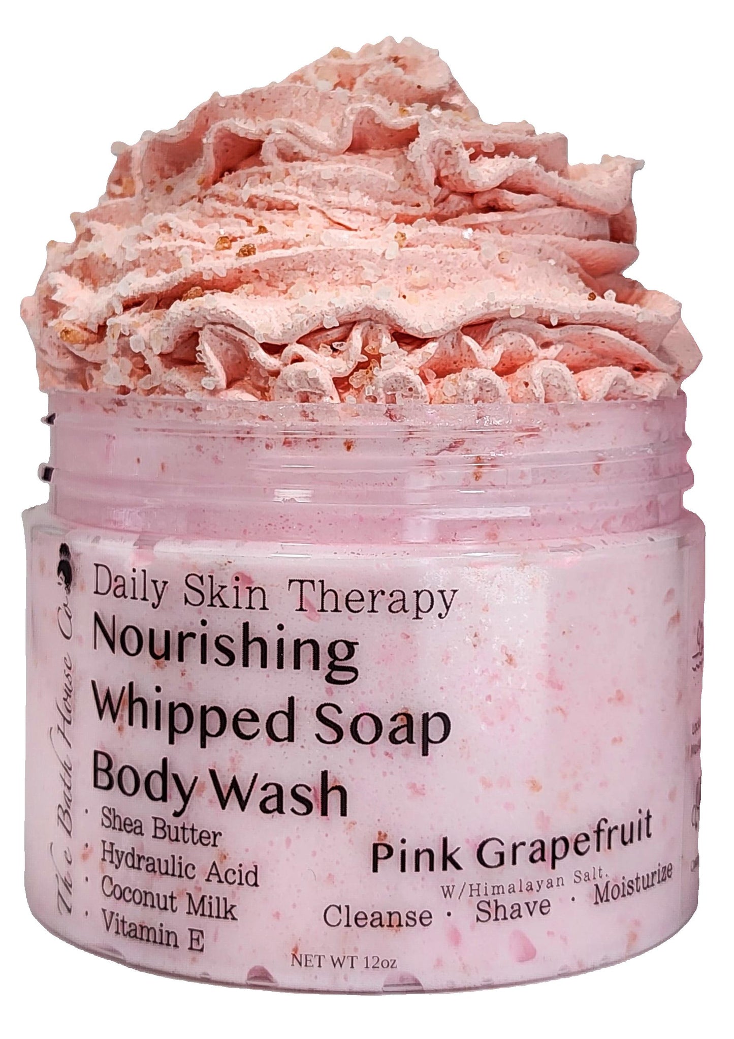 Grapefruit with Himalayan Salt Whipped Soap Body Wash