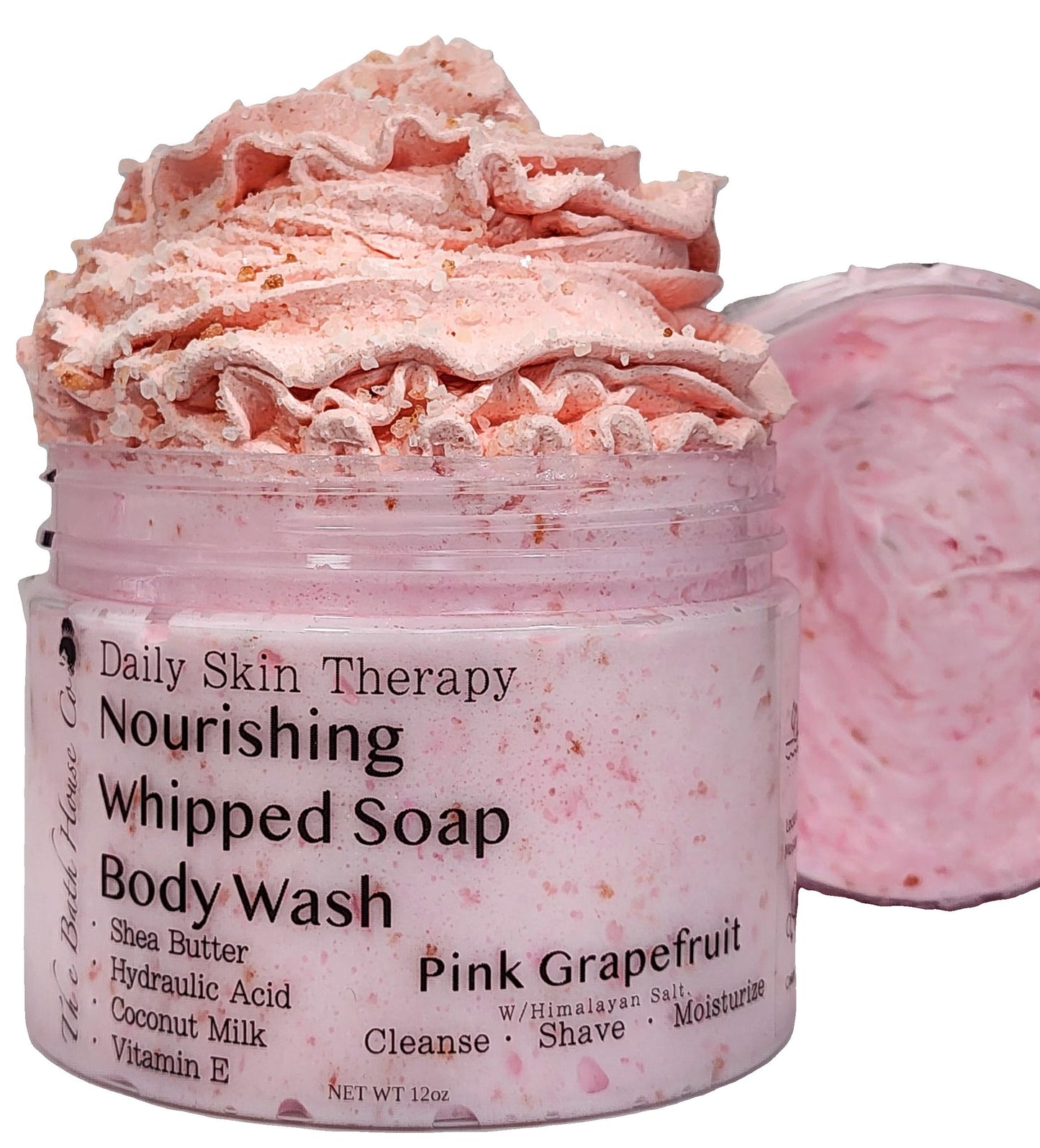 Grapefruit with Himalayan Salt Whipped Soap Body Wash