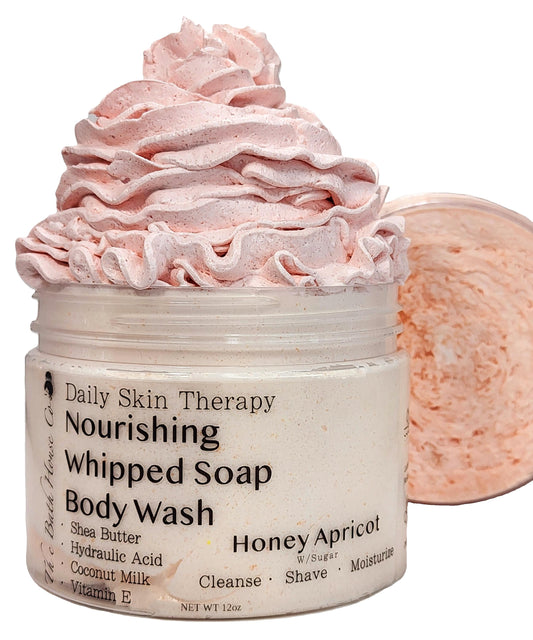 Honey Apricot Whipped Soap Body Wash