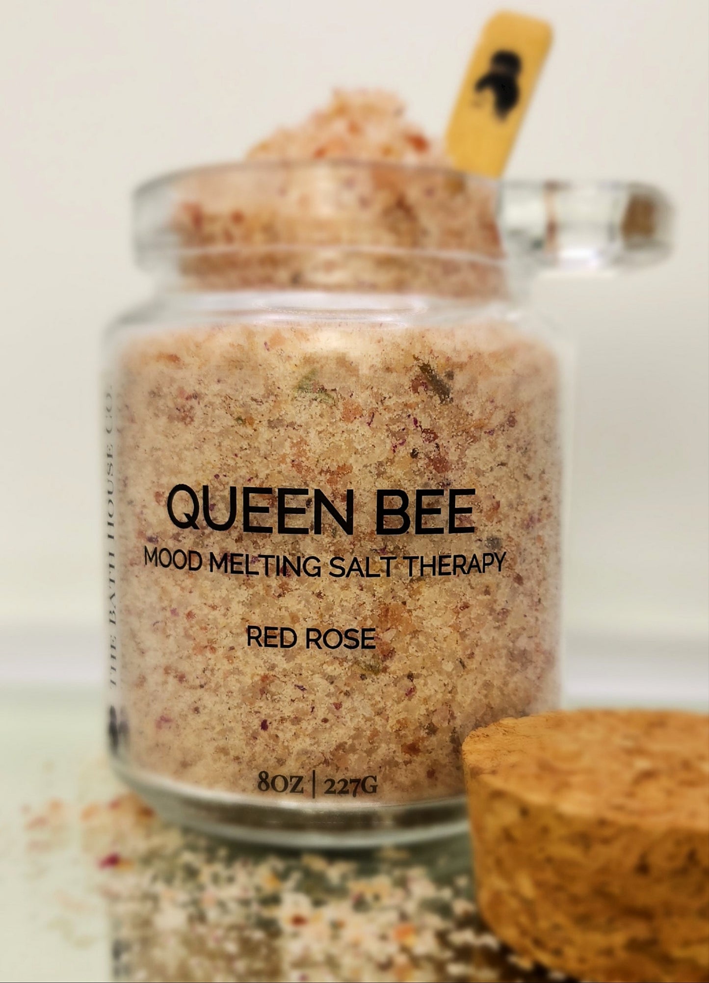 Queen Bee Red Rose Bath Salts