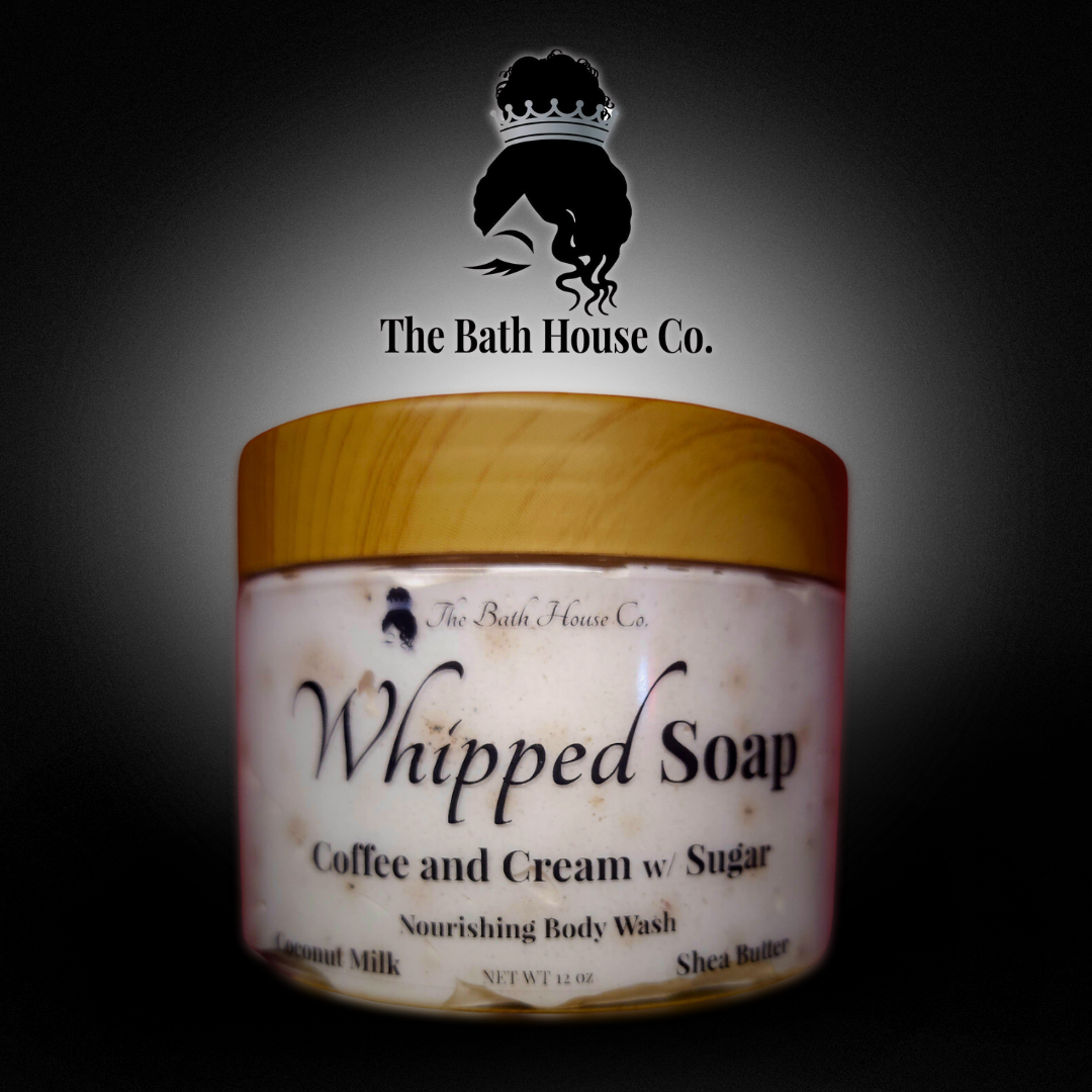 Coffee and Cream with sugar Whipped Soap Body Wash